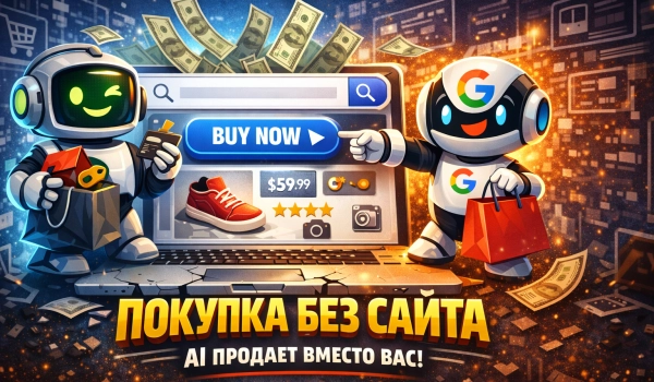 Покупка без сайта: как AI начинает продавать товары