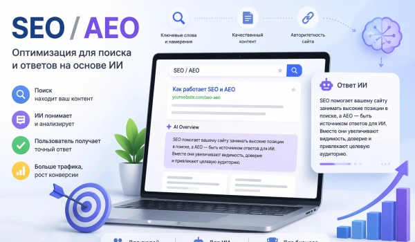 AEO vs SEO - чем отличается Answer Engine Optimization