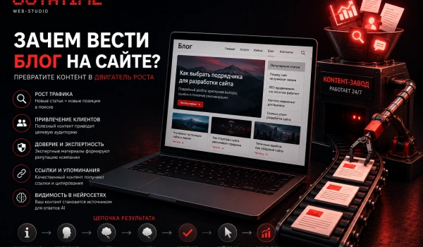 Зачем вести Блог на сайте? Принципы построения контент-Завода
