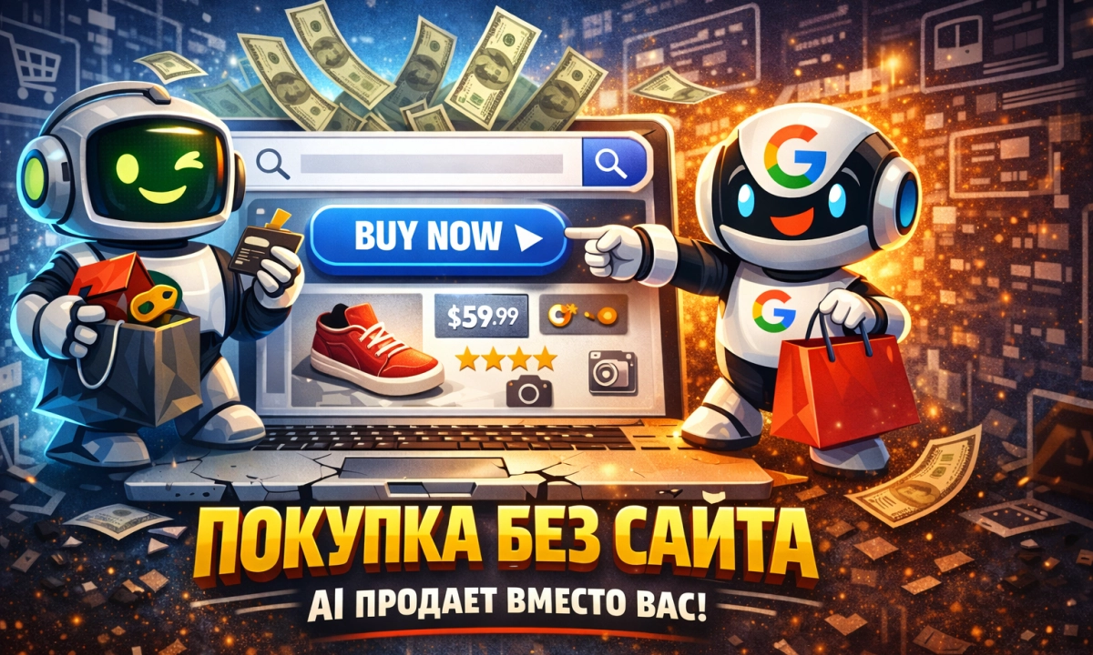 Покупка без сайта: как AI начинает продавать товары